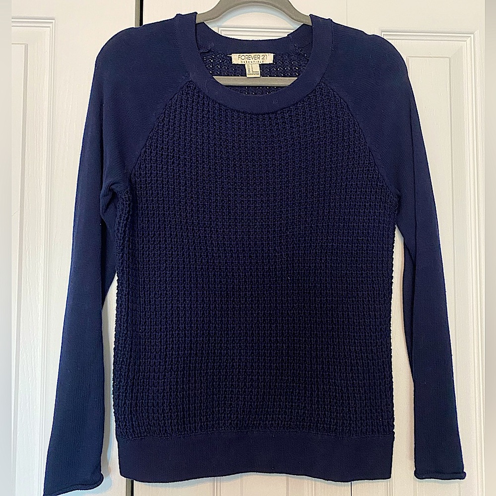 Navy sweater